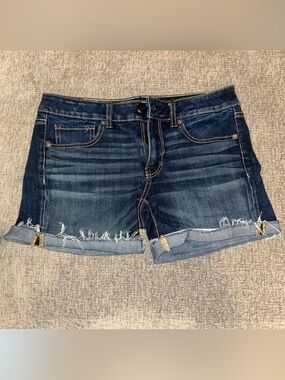 American Eagle Midi Denim Shorts